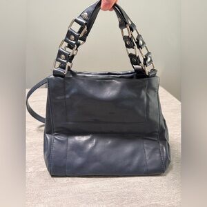 Vintage Y2K Tommy Hilfiger Clutch Purse/ Crossbody In Navy Blue